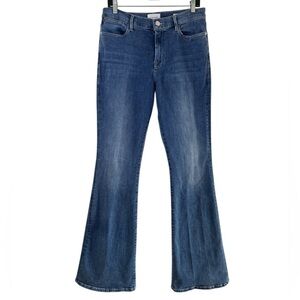 FRAME Le High Flare Jeans in Ashton Wash - Size 32 LHF230